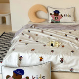 elvesmall High End 100% Lyocell Summer Quilt for Children and Adult Soft Silky Skin Friendly Air Conditioner Comforter Cooling Blanket Kid