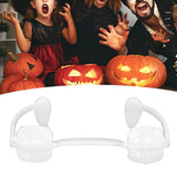 elvesmall  Halloween Fake Teeth Cosplay Vampire Fangs Retractable Teeth Dress Costume Tooth Gift Party Decoration Vampire Teeth