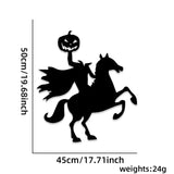 elvesmall Halloween Decoration Room Door Stickers Window Decor Skeleton Hand Pumpkin DIY Devil Witch Hat Glass Window Stickers Ghost