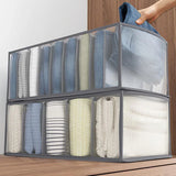 elvesmall Clothing Storage Organizer Box Cabinets Drawer Pants Organizer Underwear T-Shirt Panties Socks Storage Box Save Wardrobe Space