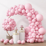elvesmall 26 Colors Balloon Arch Kit, Black, White, Green, Blue, Yellow, Red Latex Party Balloon Wreath, Party Supplies