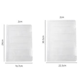 elvesmall Portable Archives Projects Contract Certificates Desktop Storage Box Puzzle Storage box Slim Document Case File Organizer Box