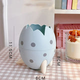 elvesmall Kawaii Pen Holder Desk Organizer Large Capacity Pencil Storage Box Cartoon School Office Stationery Supplies Pens Brush Stand