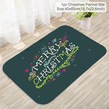 elvesmall  Christmas Decoration Rug Mat for Home Christmas Doormat Navidad Ornament New Year 2024 Gifts Xmas Party Decor Natal Noel