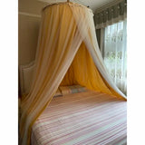 elvesmall Hanging Dome Mosquito Net Bed Canopy Romantic Shading Double Layer Bed Valance Anti-mosquito Home Textiles Bedcover Curtain