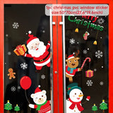 elvesmall Christmas Window Stick Cristmas Ornament Merry Christmas Decorations For Home Xmas Navidad Natal Gifts New Year
