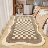 elvesmall  Irregular Art Abstract Cozy Bedroom carpet Modern Home Decoration Aesthetics Girls Room Balcony Rugs Coffee Table Rug tapete IG