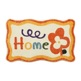 elvesmall  Decoration Girly Rugs Modern Cute Flower Bathroom Kitchen Door Non-slip Mat Bedside Thickened Fluffy Soft Customization Carpets