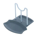 elvesmall  Spoon Rest Pot Lid Holder Removable Pot Cover Lid Rack Shelf Utensil Rest Organizer Storage Kitchen Tool