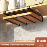 elvesmall  Kitchen Under Cabinet Basket Storage Shelf Cutting Board Rack Kitchen Closet Rack Under Desk Cabinet Office Bathroom Organizers