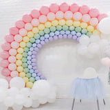 elvesmall 137pcs Bohemian Rainbow Balloon Garland Arch Kit Macaron Pastel Balloon Wedding Birthday Party Decorations Kids Girl Baby Shower