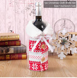 elvesmall Christmas Wine Bottle Cover Merry Christmas Decorations For Home  Cristmas Ornament Xmas Navidad Gifts New Year