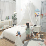 elvesmall Kids Mosquito Net Girl Princess Hanging Bed Canopy Baby Crib Curtain Home Decoration Living Corner Play   Reading Nook Decor