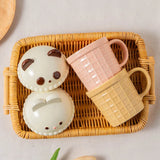 elvesmall  -  Cute Animal Coffee Cup Kawaii Cat Bunny Bear Ceramic Mug For Tea Milk Water Juice Mocha Lovers Breakfast Cup Birthday Gift 350ml