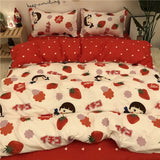elvesmall American rural style small floral bedding set of four pieces fresh and fresh bedding set of three pieces student bed sheets