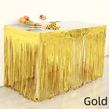 elvesmall New 4/2/1Pack Table Skirt Wedding Decoration Table Birthday Party Decor Table Skirt Birthday Decoration Tablecloths For Party