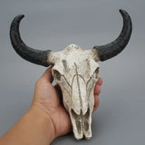 elvesmall  Three-Dimensional Wall Hanging Horns, Skull, Creative Home Wall Decoration, Retro Animal Bones