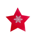 elvesmall 4/8pcs Christmas Knife Fork Holder Felt Xmas Tree Star Shape Pocket Cutlery Bag New Year Party Dinner Table Decoration Organizer