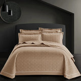 elvesmall  100% cotton Luxury Bedspread on the bed Plaid Euro bed cover quilted Mattress topper bed linen coverlet Bedspreads for bed sheet