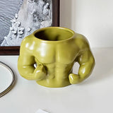 elvesmall Muscle Water Mug Couple Funny Ceramic Cup Ancient Greek Sculpture Body Art Milk Coffee Mug Holiday Little Gifts