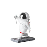 elvesmall  Creative Astronaut Fencing Model Small Ornament Home Living Room Entrance Children's Room Decoration Gift Hand-made