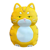 elvesmall Resin Cat Figurines Home Desktop Decoration Ragdoll Ocelot Orange Cat Standing Pendant Living Room Children Bedroom Decor