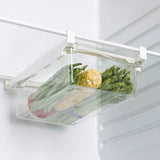 elvesmall Fridge Organizer Fruit Egg Refrigerator Storage Rack Under-shelf Refrigerator Drawer Box Fresh keeping Kitchen Organizer