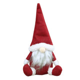 elvesmall  Nutcracker Soldier Ornament Faceless Gnome Doll Festival Party Tabletop Tree Decoration New Year Xmas Gifts Pendant Dolls