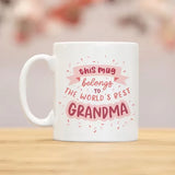 elvesmall  -  1pc 330ml Best Mum Mug Gifts for Mummy Grandma Ceramic Mugs Coffee Cups Desktop Decoration Summer and Winter Drinkware