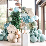 elvesmall 112pcs Latex Balloon Arch Set, Used for Birthday, Wedding, Bride, Gift, Party, Baptism, Holiday, Anniversary Decoration