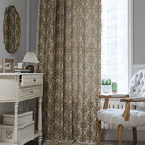 elvesmall American Style Semi-blackout Jacquard Fringe Curtain Country Home Decoration Curtains Living Room Bedroom Kitchen Valance