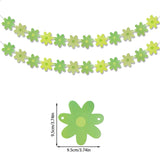 elvesmall Daisy Banner Boho Daisy Flower Paper Garlands Hanging Hippie Party Banners Two Groovy Birthday Baby Shower 60s 70s Party Decor