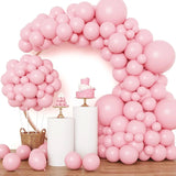 elvesmall 26 Colors Balloon Arch Kit, Black, White, Green, Blue, Yellow, Red Latex Party Balloon Wreath, Party Supplies