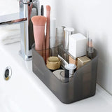 elvesmall Multi-functional Make Up Cosmetics Organizer Storage Box Skin Care Products Remote Control Cosmetics Jewelry Storage Box