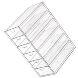 elvesmall  Drawer Type Desktop Organizer Multi-functional Sundries Storage Box Clear Container for Pen Jewelry Makeup Plastic