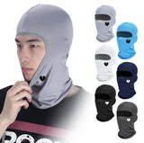 elvesmall 1 PCS Mens Cycling Cap Balaclava Full Face Ski Mask Hood Hiking Camping Hunting Tactical Military Airsoft Cap Bike Hats