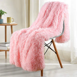 elvesmall Double Layer Plush warm winter throw Blanket home Bedspread on the bed plaid chair towel sofa cover lamb bed blankets and throws