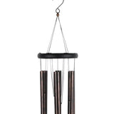elvesmall Wall Hanging Decor Bronze Pine Metal Outdoor Wind Chimes Home Decoration Crafts Garden