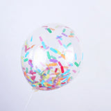 elvesmall 10/20/30pcs 12inch Confetti Ice Cream Confetti Balloon Birthday Party  Baby Shower Wedding Christmas Decoration Scene Layout