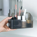 elvesmall Multi-functional Make Up Cosmetics Organizer Storage Box Skin Care Products Remote Control Cosmetics Jewelry Storage Box