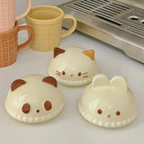elvesmall  -  Cute Animal Coffee Cup Kawaii Cat Bunny Bear Ceramic Mug For Tea Milk Water Juice Mocha Lovers Breakfast Cup Birthday Gift 350ml