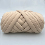 elvesmall  Chunky Cotton Yarn for Arm Knitting Crochet Super Saver Jumbo Giant Bulky Premier Yarn for Making Pets House Blanket DIY Home