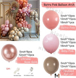 elvesmall Makaron Baby Pink Birthday Decor Balloon Garland Arch Kit Girls Wedding Birthday Purple Balloons Baby Shower Party Decorations