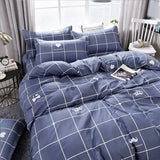 elvesmall Korean style ins pastoral green four piece bedding set, small fresh girl heart, student bed sheet, quilt set, three piece set