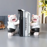 elvesmall Cure Series Cat Ornaments, Bookshelves, Living Room, Home Decorations, Study Bedroom, Tabletop Decorations, Birthday Gifts