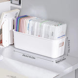 elvesmall Simple Desktop Mobile Phone Case Storage Box Multifunctional Cosmetics Organizer Box Large Capacity Sundries Storage Basket