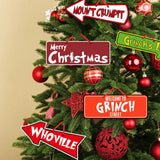 elvesmall 10 Pieces Christmas Tree Hanging Decorations Christmas Tree Hanging Decorations, Christmas Grinch Ideas Arrowhead Decoration