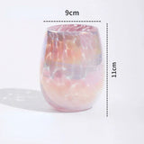 elvesmall  -  Egg Mug Tumblers Water Cups Milk Juice Breakfast Glasses Coffee Mug Egg Shape Drinking Glass Home Decor Vase Drinkware Lover