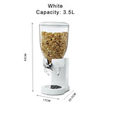 elvesmall  Large Capacity Food Storage Dispenser Storage Containers Oatmeal Nuts Candy Dispenser Jars Kitchen Cereal Storage Containers