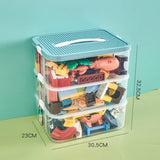 elvesmall  Lego Organizer Box Children's Toy Storage Box Lego Sorting Storage Box Building Block Classification Boxcase Kid Toy Organizer